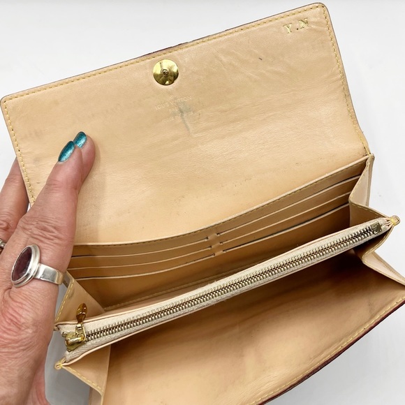 Louis Vuitton Takashi Murakami Black Multicolor Sarah Long Wallet Authentic 2007 - Picture 7 of 17